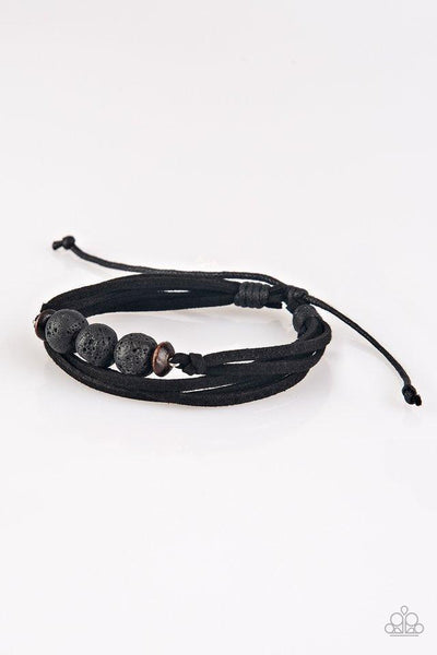 Paparazzi Bracelet - Adventure Zone - Black Urban