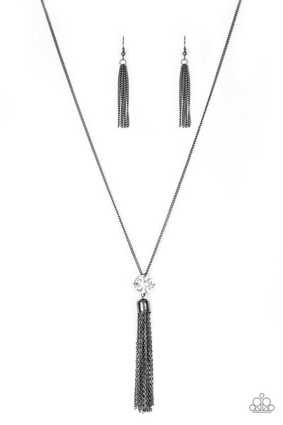 Paparazzi Necklace - Five Alarm Firework - Black