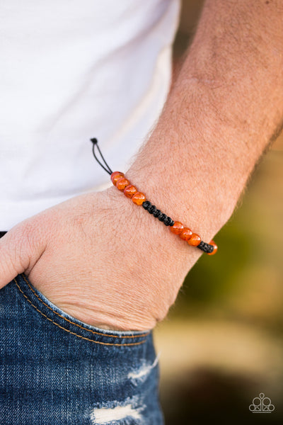 Paparazzi Bracelet - Alert - Orange Urban
