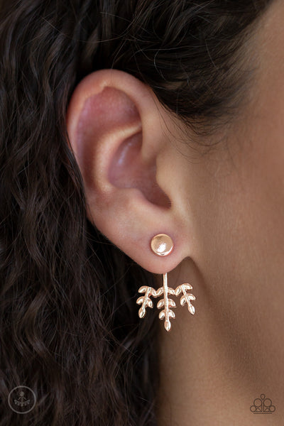 Paparazzi Earring - Autumn Shimmer - Rose Gold