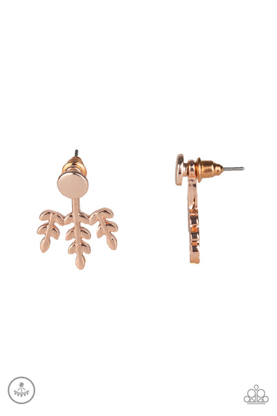 Paparazzi Earring - Autumn Shimmer - Rose Gold