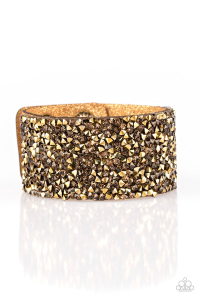 Paparazzi Bracelet - More Bang For Your Buck - Brass Urban Wrap