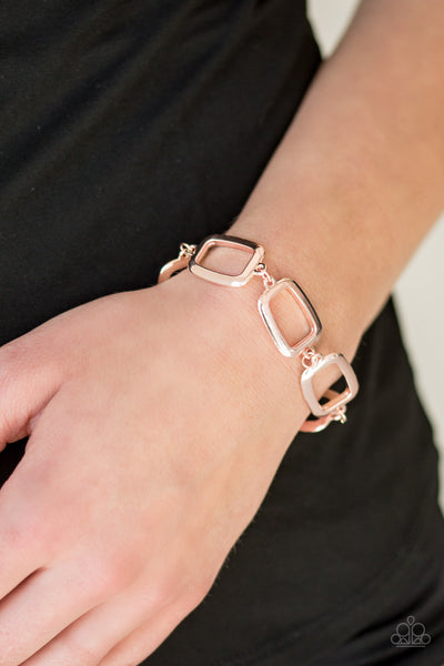 Paparazzi Set - Gorgeously Geometric / Basic Geometry - Rose Gold