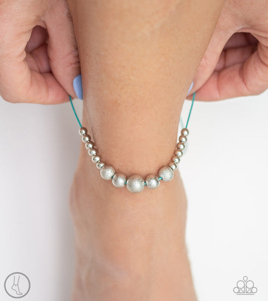 Paparazzi Bracelet - Beach Zen - Green Anklet