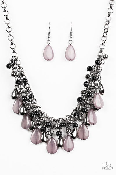 Paparazzi Necklace - Diva Attitude - Black