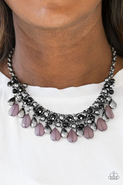 Paparazzi Necklace - Diva Attitude - Black
