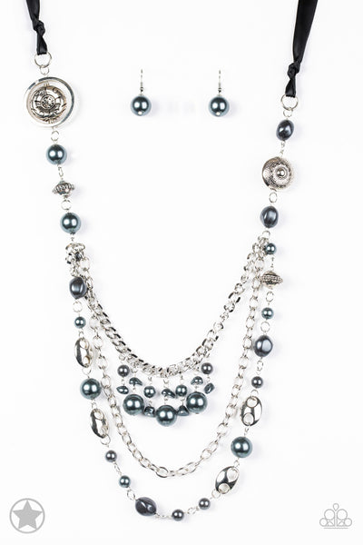 Paparazzi Necklace - Blockbuster - All The Trimmings - Black