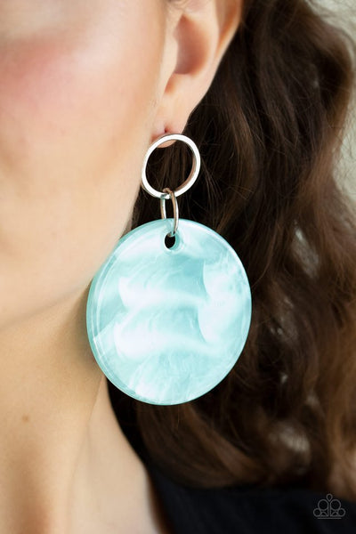 Paparazzi Earring - Beach Bliss - Blue