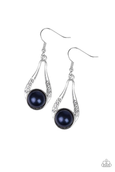 Paparazzi Earring - Headliner Over Heels - Blue