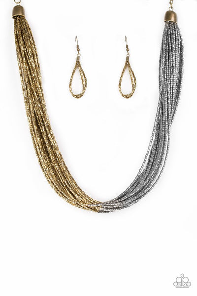 Paparazzi Necklace - Flashy Fashion - Brass