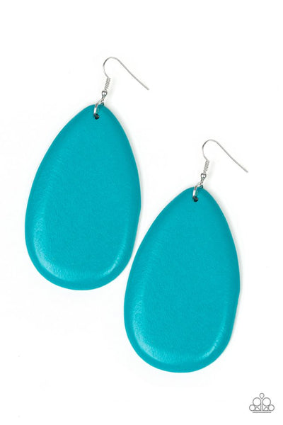 Paparazzi Earring - Beach Bride - Blue