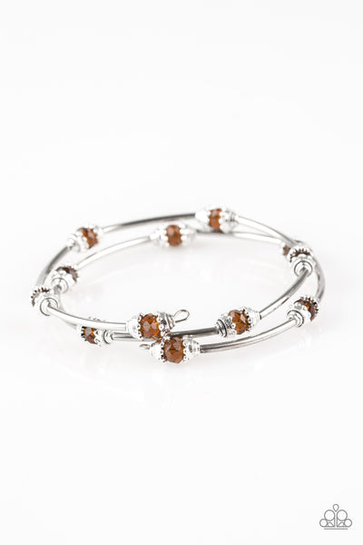 Paparazzi Bracelet - Into Infinity - Brown