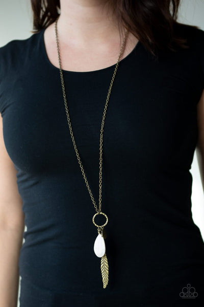 Paparazzi Necklace - Canyon Quest - Brass