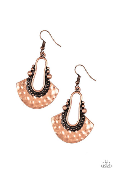 Paparazzi Earring - When in Cusco - Copper