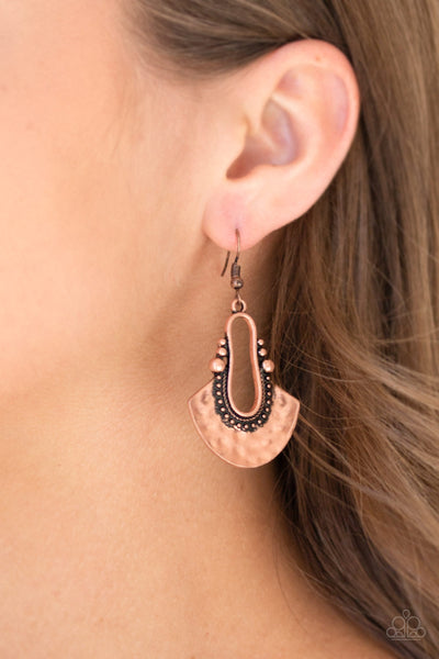 Paparazzi Earring - When in Cusco - Copper