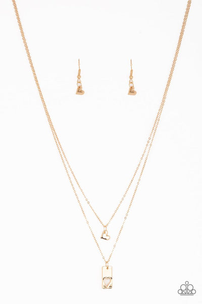 Paparazzi Necklace - Not Your Damsel - Gold