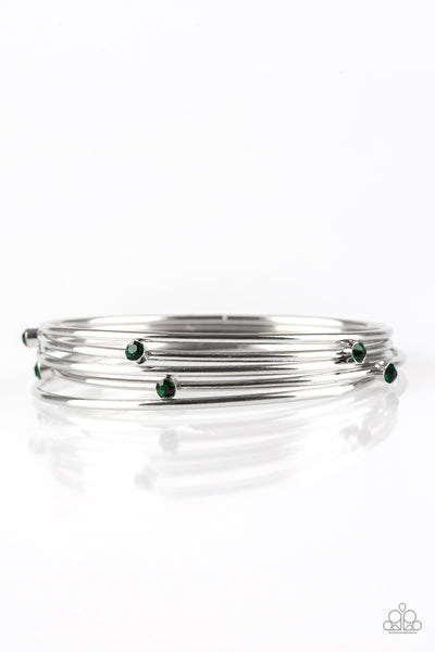 Paparazzi Bracelet - Delicate Decadence - Green