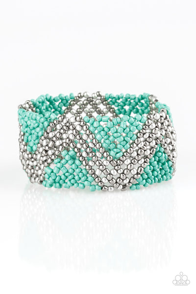 Paparazzi Bracelet - Desert Loom - Blue