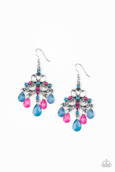 Paparazzi Earring - Dip it Glow - Multi