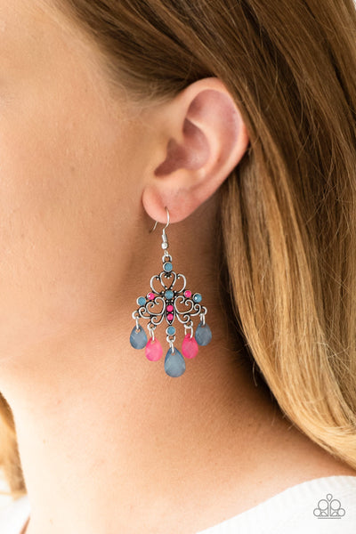 Paparazzi Earring - Dip it Glow - Multi