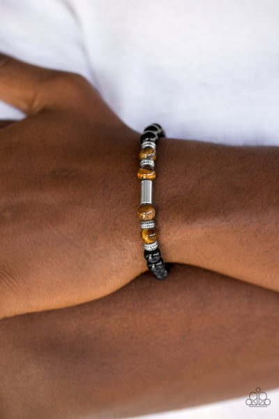 Paparazzi Bracelet - Entranced - Brown Urban