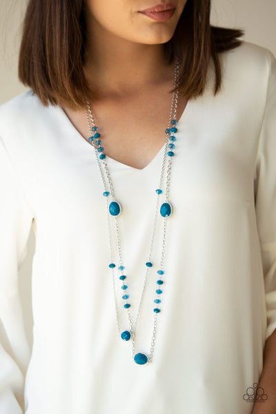 Paparazzi Necklace - Dazzle The Crowd - Blue