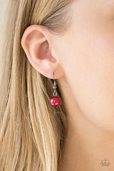 Paparazzi Necklace - Color Me CEO - Red