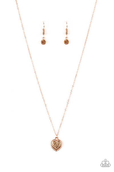 Paparazzi Necklace - Fierce Flirt - Copper