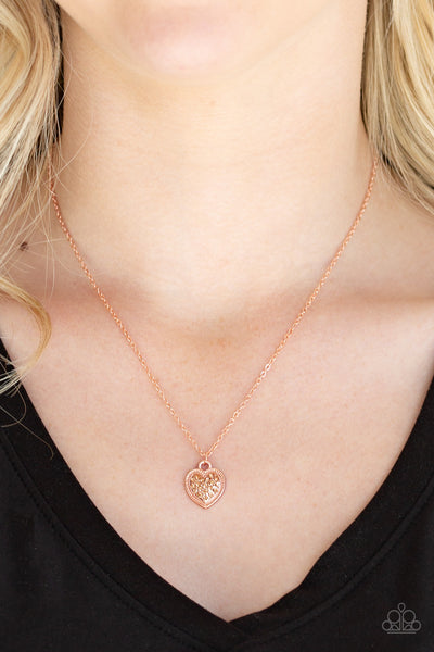Paparazzi Necklace - Fierce Flirt - Copper