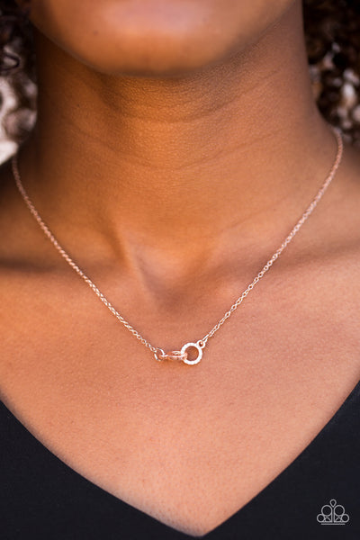 Paparazzi Necklace - First Rate Fashion - Rose Gold