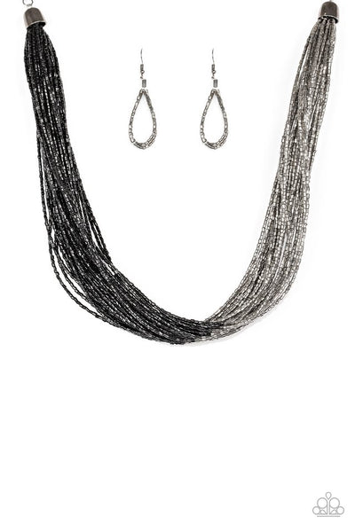 Paparazzi Necklace - Flashy Fashion - Black
