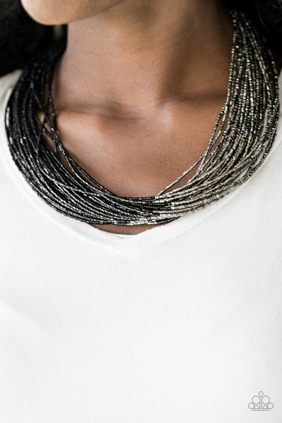 Paparazzi Necklace - Flashy Fashion - Black