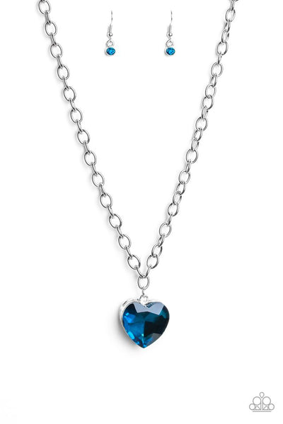 Paparazzi Necklace - Flirtatiously Flashy - Blue