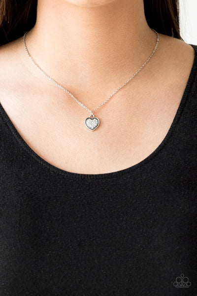 Paparazzi Necklace - Fierce Flirt - White