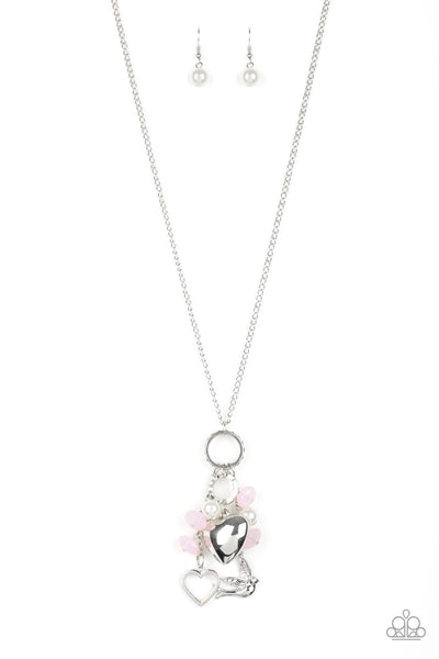 Paparazzi Necklace - I Will Fly - Pink