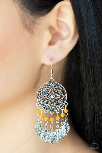 Paparazzi Earring - Free-Spirited Fashionista - Orange
