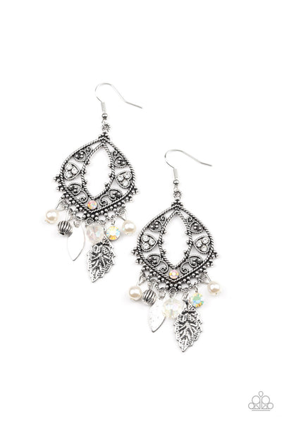 Paparazzi Earring - Garden Picnic - White