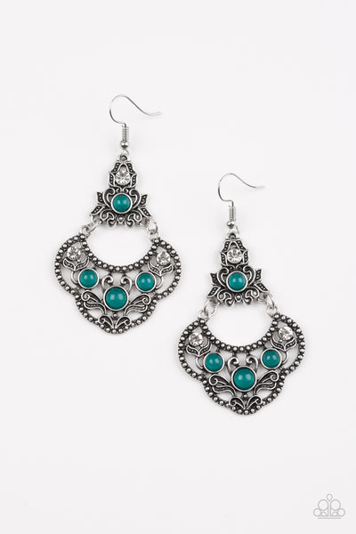Paparazzi Earring - Garden State Glow - Green
