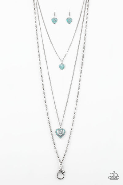 Paparazzi Lanyard - Heart Song - Green