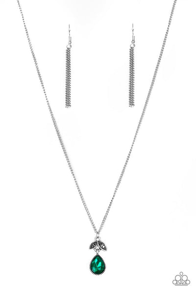 Paparazzi Necklace - Nice To Meet You - Green