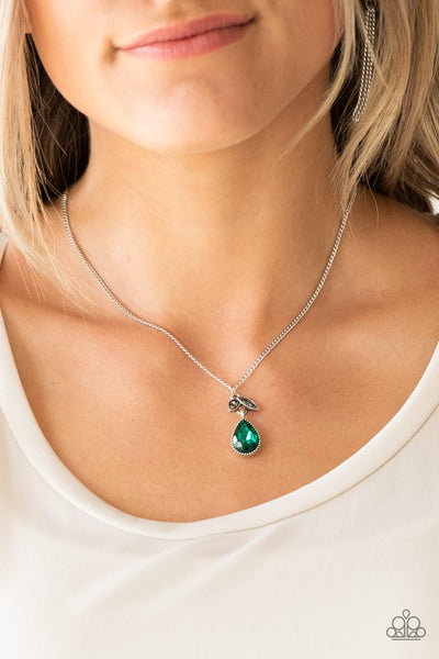 Paparazzi Necklace - Nice To Meet You - Green