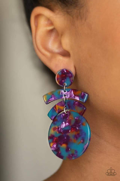 Paparazzi Earring - In the Haute Seat - Multi