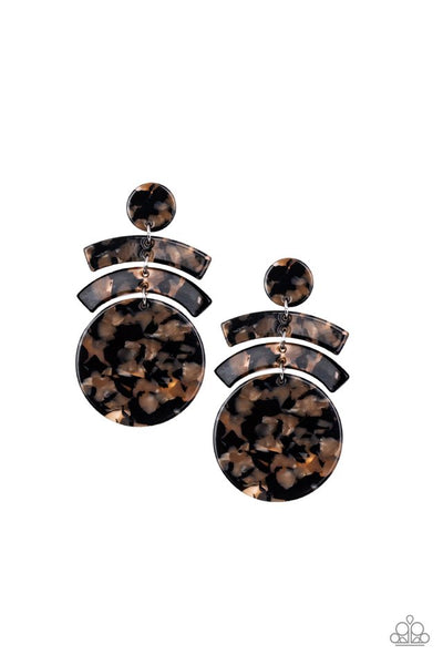 Paparazzi Earring - In the Haute Seat - Black