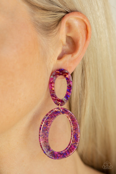 Paparazzi Earring - Hey, Haute Rod - Multi