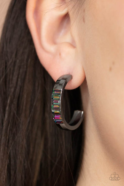 Paparazzi Earring - Bursting With Brilliance - Multi