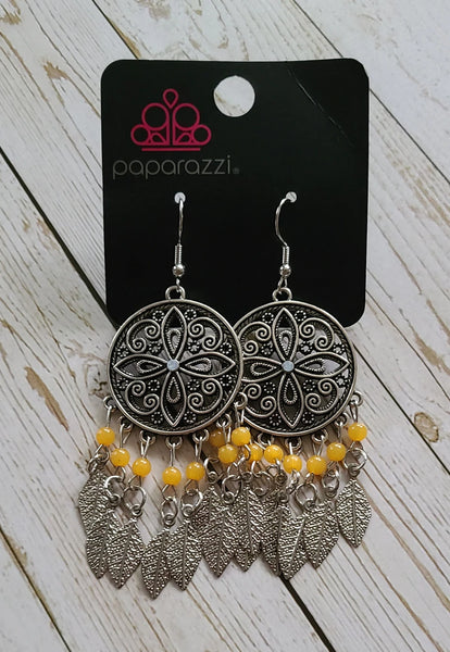 Paparazzi Earring - Free-Spirited Fashionista - Orange