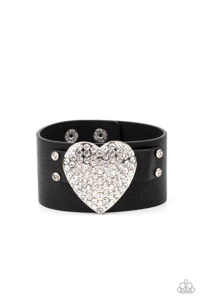 Paparazzi Bracelet - Flauntable Flirt - Black