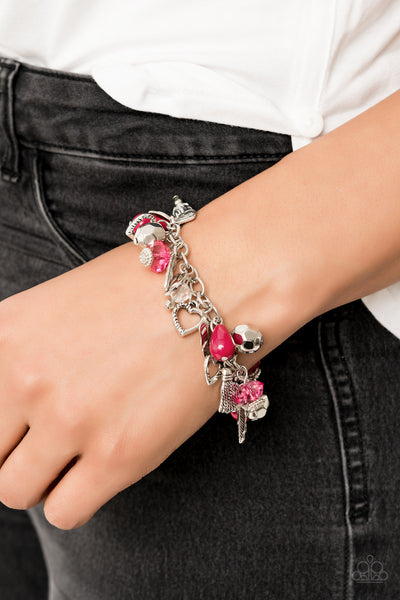 Paparazzi Bracelet - Completely Innocent - Pink