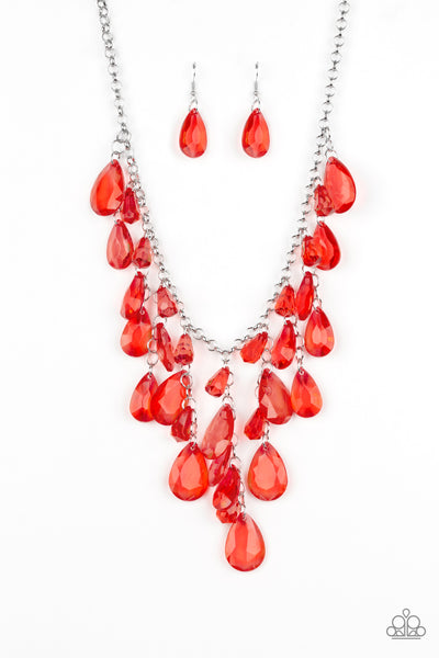 Paparazzi Necklace - Irresistible Iridescence - Red