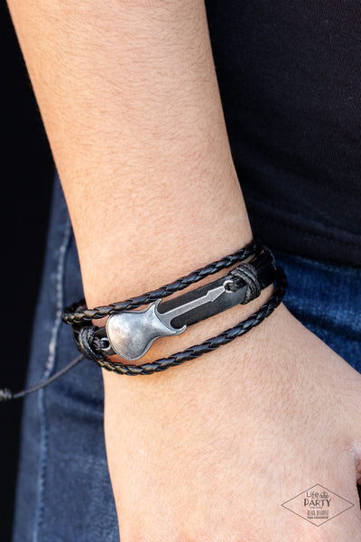Paparazzi Bracelet - Lead Guitar - Black